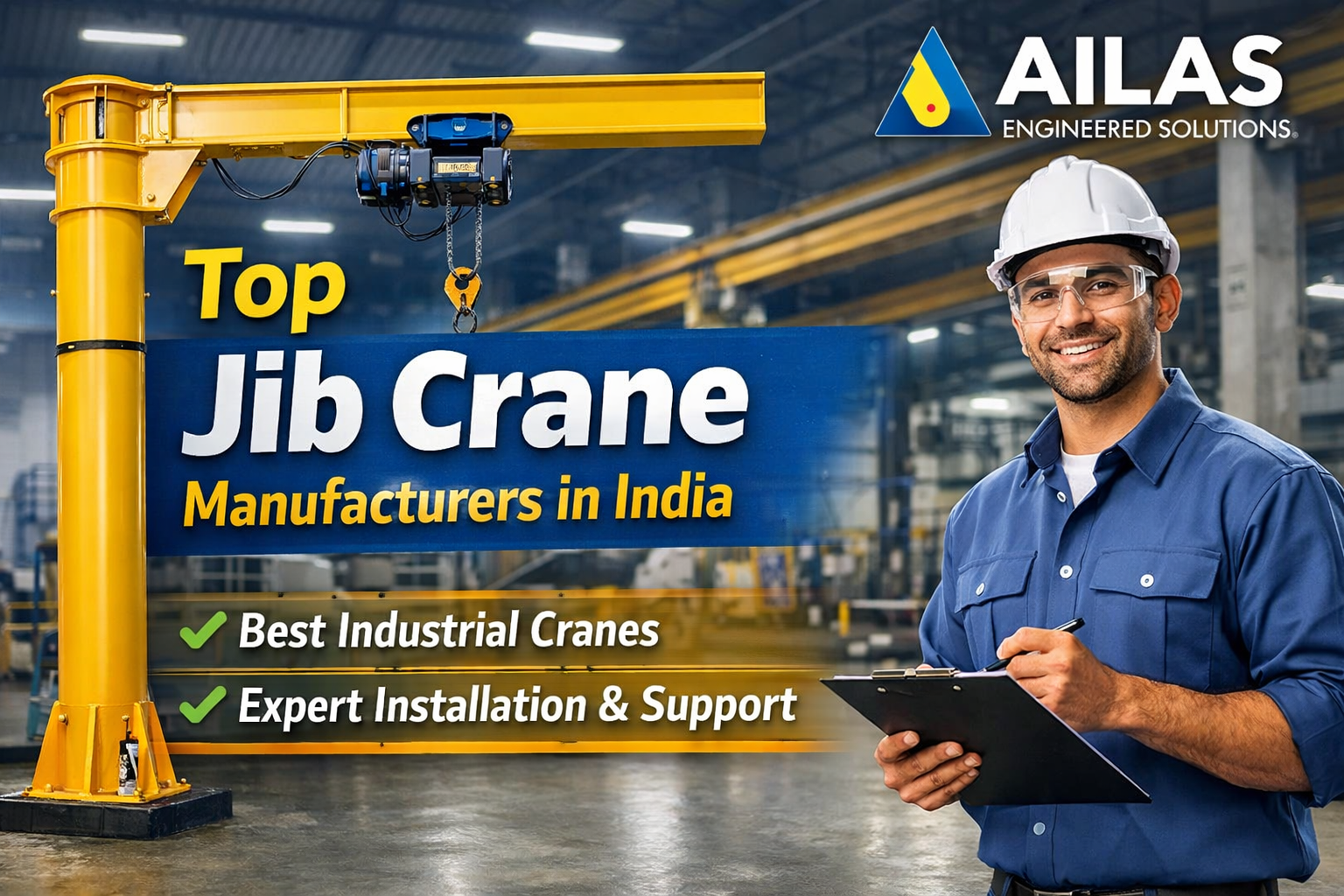 AILAS jib crane manufacturers in India