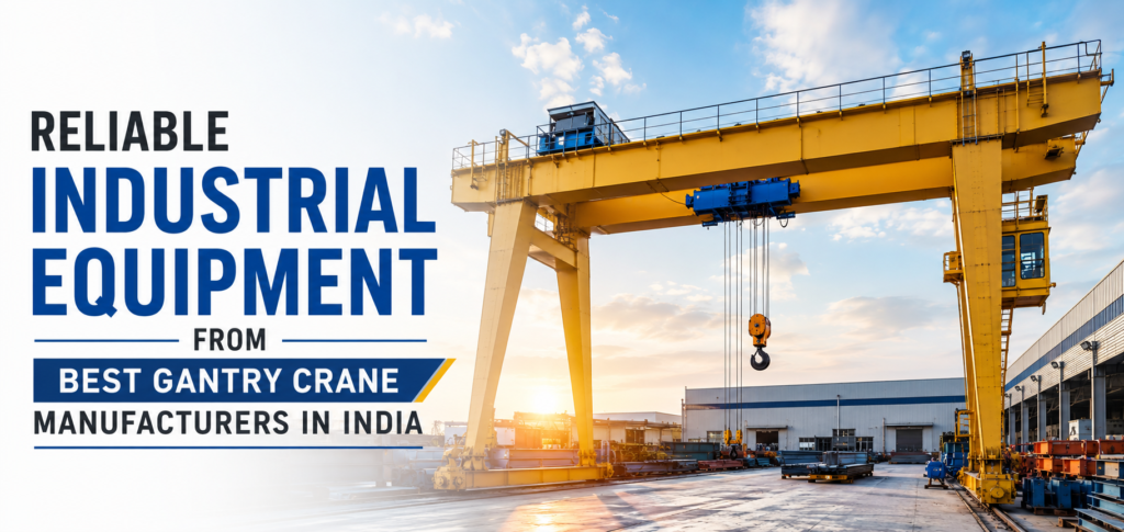 Reliable Industrial Equipment from Best Gantry Crane Manufacturers in India