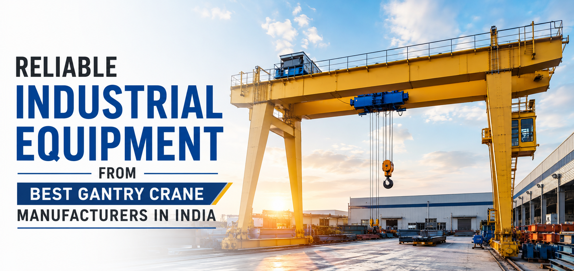 Reliable Industrial Equipment from Best Gantry Crane Manufacturers in India